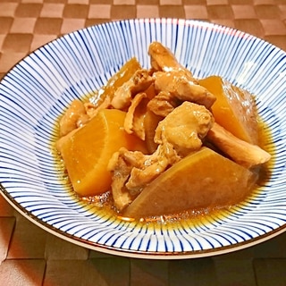 炊飯器で作る鶏肉と大根の煮物